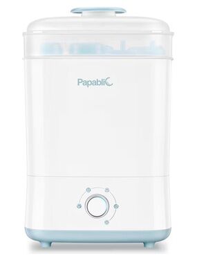 Papablic- White & Light Blue Portable Sterilizer and dryer